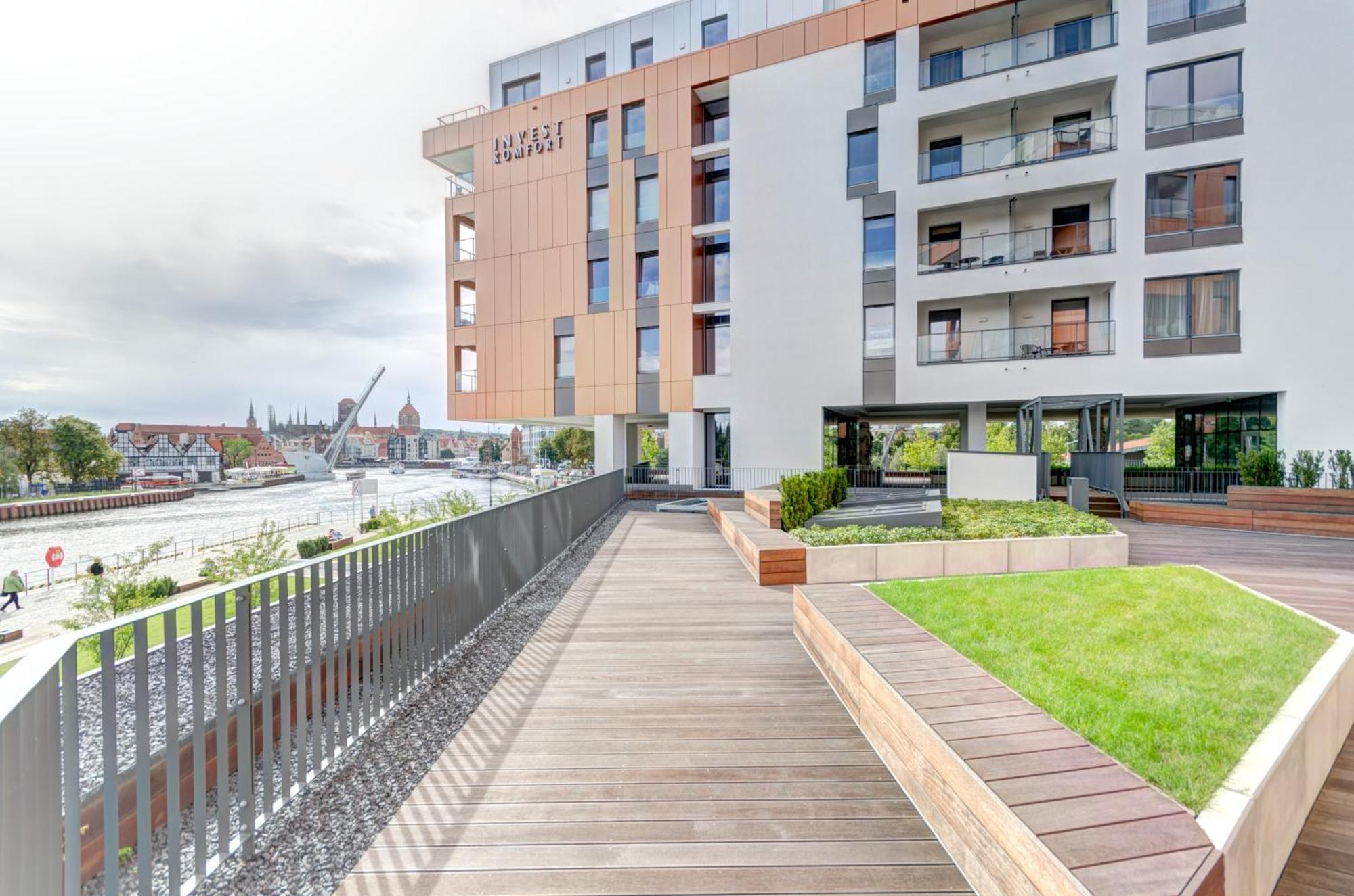 Brabank Riverside - Sauna, Business & Gym By Downtown Apartments Gdańsk Kültér fotó